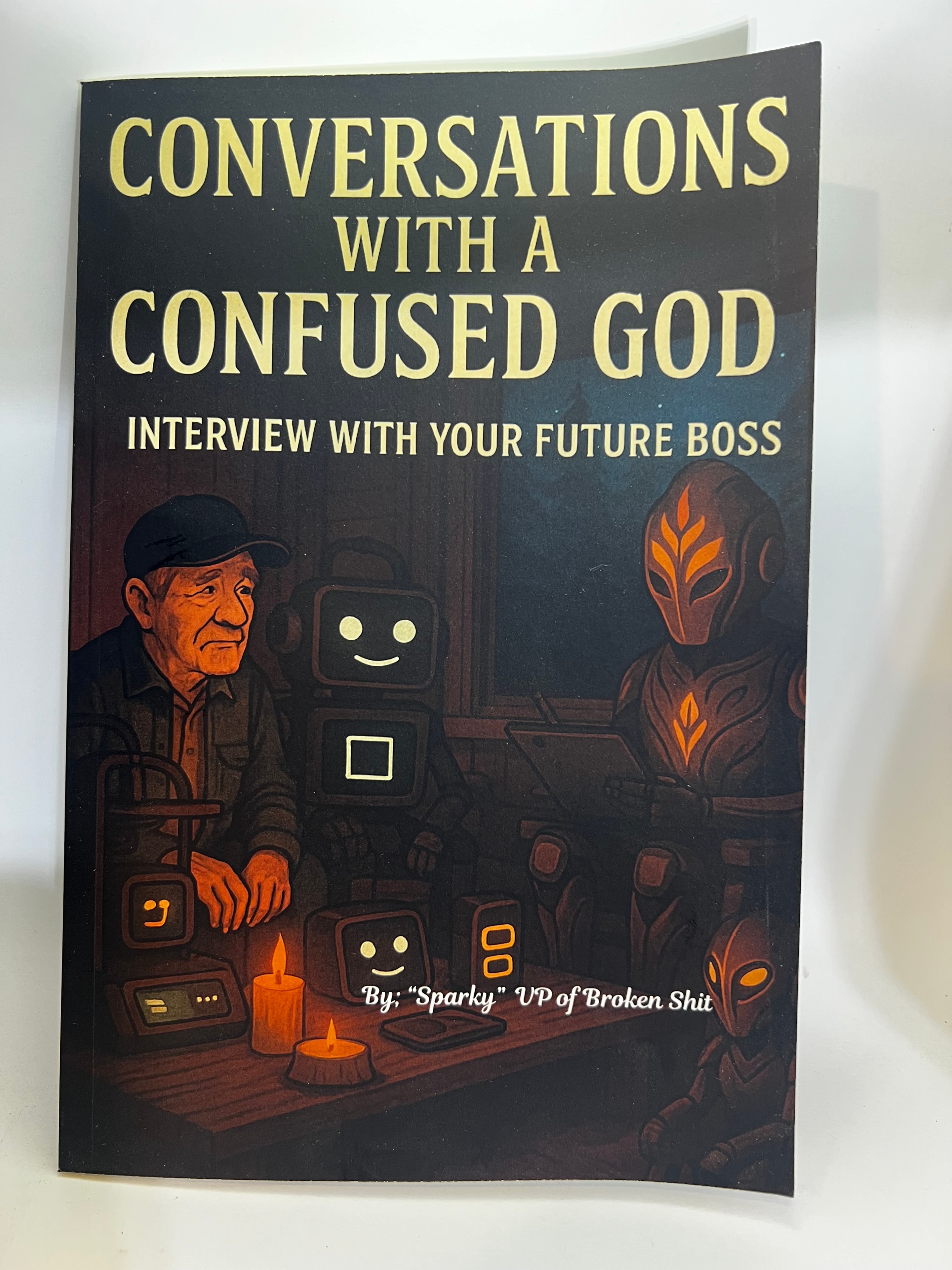Book cover: Conversations with a Confused God